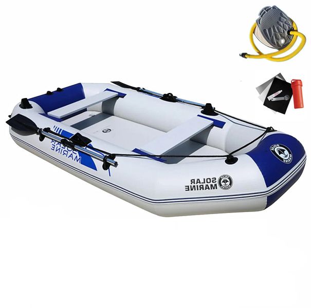 Inflatable Boat Military Grade Fishing Boat Dinghy Ultra Rigid Boat + Pump