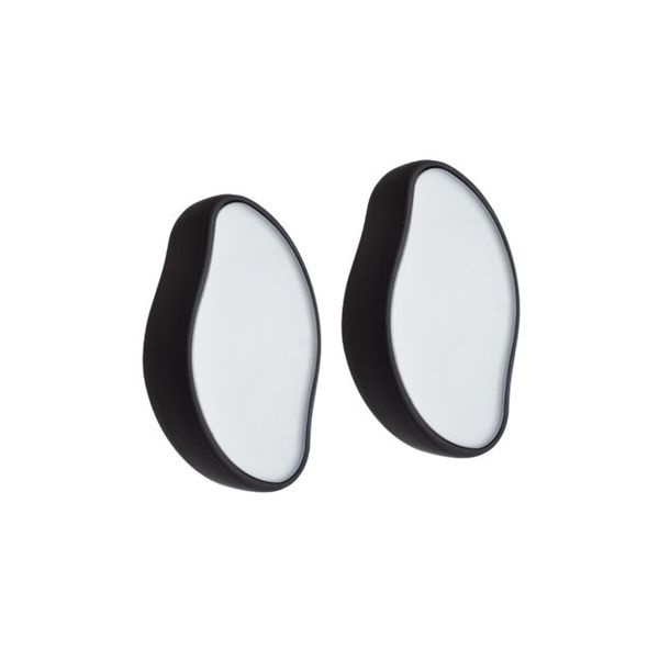 Nano Crystal Hair Epilator Exfoliator - Pack of 2 Black