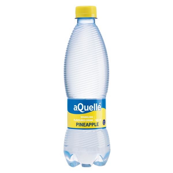 aQuell - Pineapple Flavoured Sparkling Drink - 6 x 500 ml