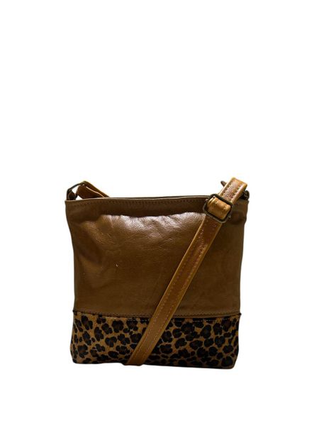 Genuine Leather Cheetah Bag
