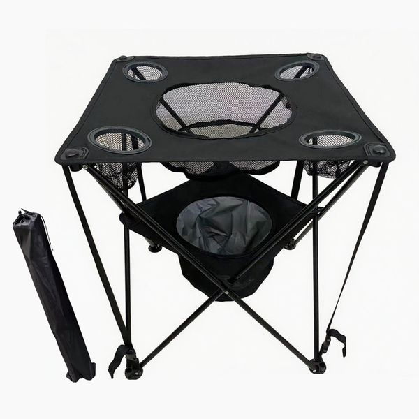 Folding Tailgate Table Camping Gadgets Tailgate Essentials Portable Cooler