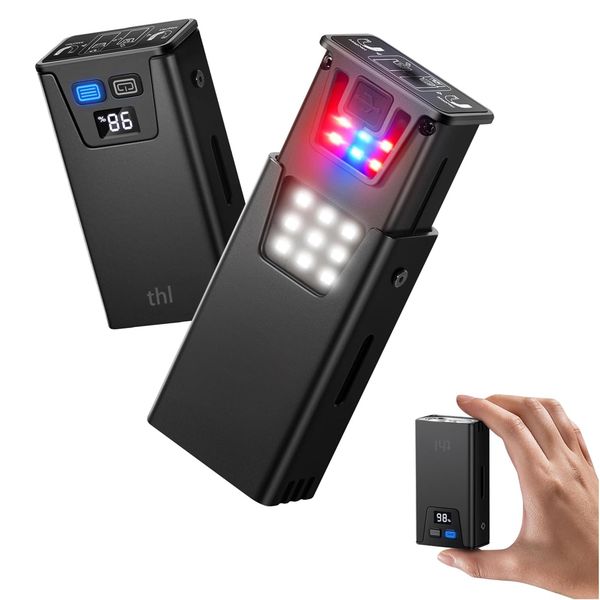 thl Mini Magnetic LED Flashlight, Portable, Rechargeable, Super Bright