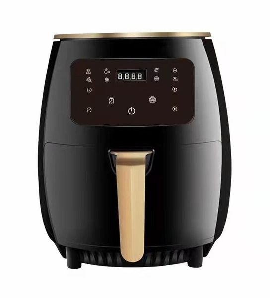 Black Air Deep Fryer 6 L - Smart Touch Screen Large Capacity Electric Oven