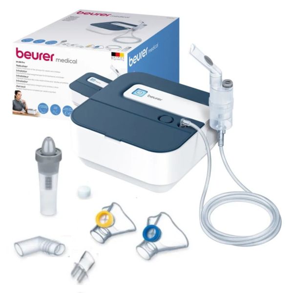 Beurer Nebuliser: With Adult &amp; Child Accessories and Nasal Douche IH 28 PRO