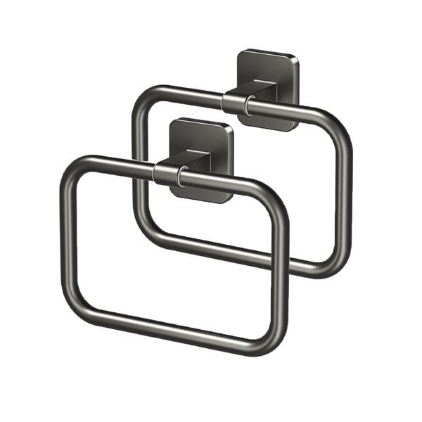 Wall-Mounted Bathroom Rotation Hand Towel Holder - 2 Pack