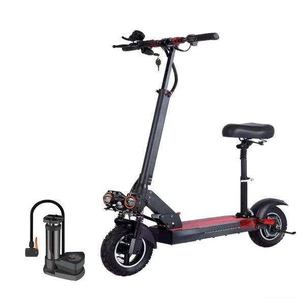 Expees - Adult Electric Scooter with Removable Seat Plus Pump