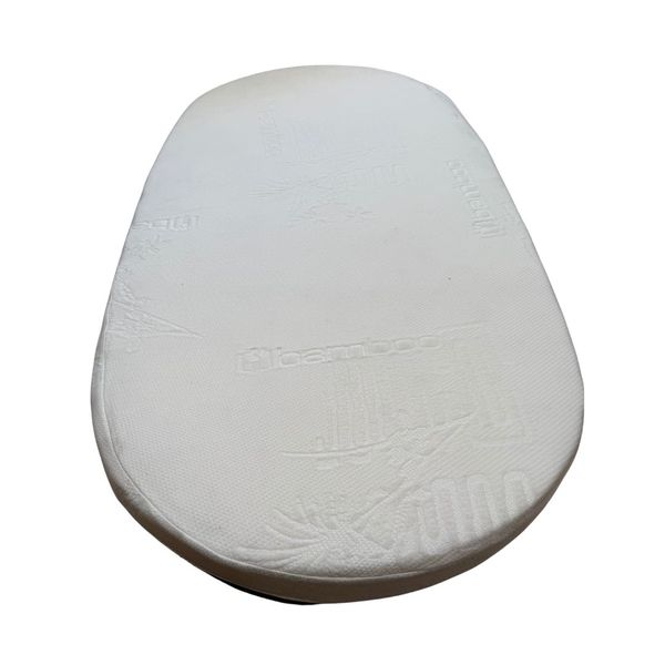 Born Fabulous Bamboo Oval Bed Mattress Compatible with Stokke Sleepi Bed V3