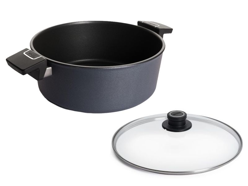 WOLL Diamond Lite Sauté Round Casserole With Glass Lid - 28cm