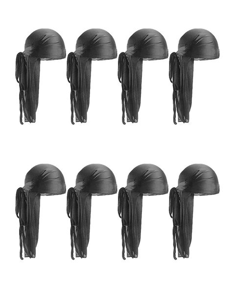 Durag Silky 8 Pieces Black