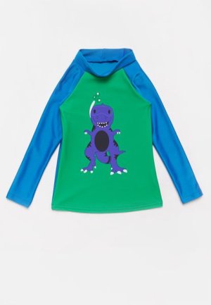 Kid's POP CANDY Baby boys rash vest - green &amp; blue