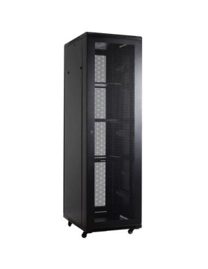 Acconet 27U Unassembled Floor Standing 1000mm Cabinet Perforated