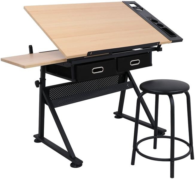 Sinoart Professional Drafting Table + Stool