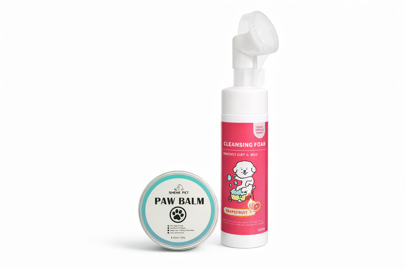 Paw Cleansing foam &amp; Nourishing balm