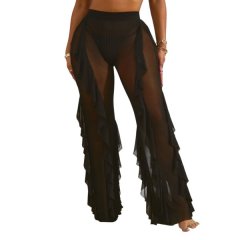 Nichelle Mesh Ruffles Pants Beach Cover UP Swimwear