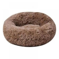 Animals Inc Dream Cloud Calming Animal Bed - Khaki (Outer diameter 50cm)