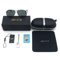 JOLITA 8503 Polarized Sunglasses for Men - Classic Black Lens