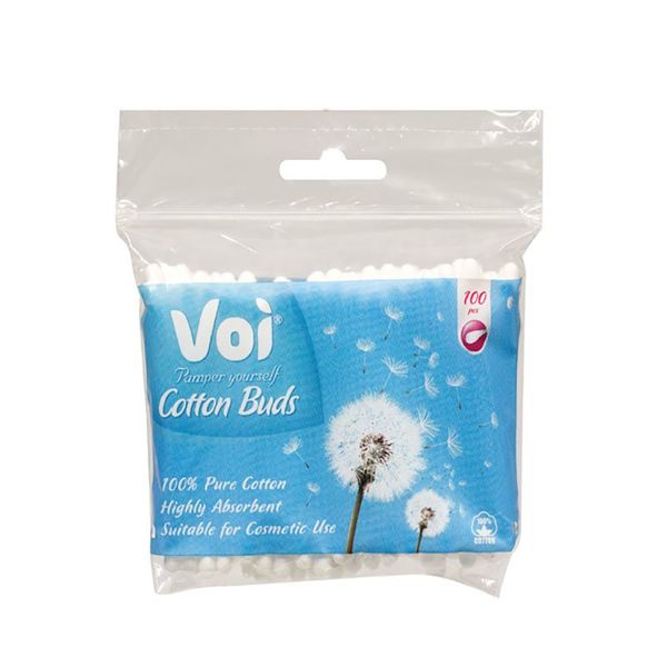 Cotton Buds - Double-ended - White - 100 pieces