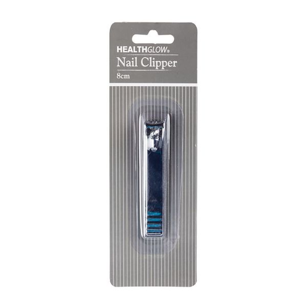 Nail Clipper - Toenail Clipper - Stainless Steel - Silver - 8cm - 6 Pack