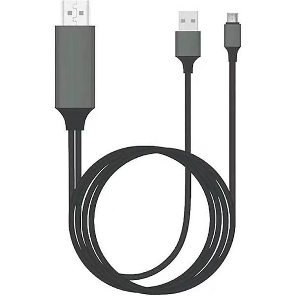 Cable Type-C to HDMI+USB 2M