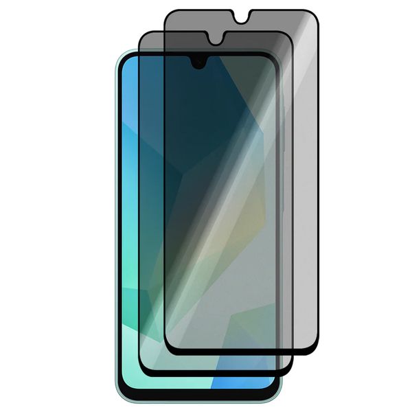 Privacy Tempered Glass Screen Protector Compatible with Samsung A16(Pack-2)