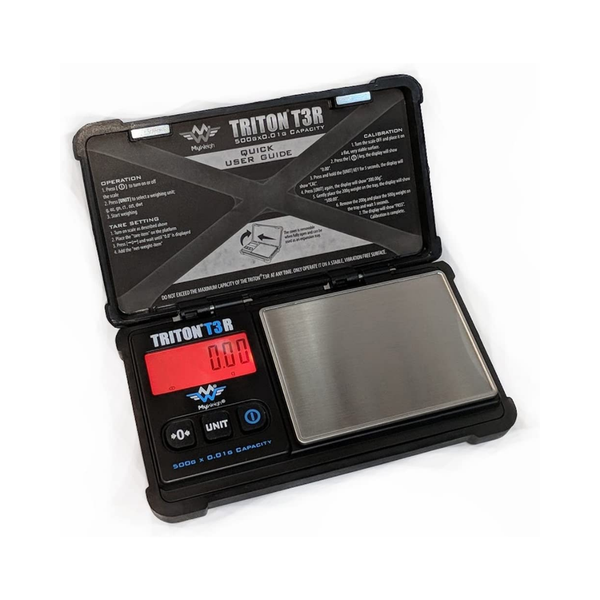 Triton T3R Scale 500g x .01g - Rechargeable