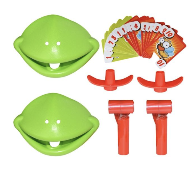 Toy Tic-Tac Tongue Frog Family Fun Game - 2 player