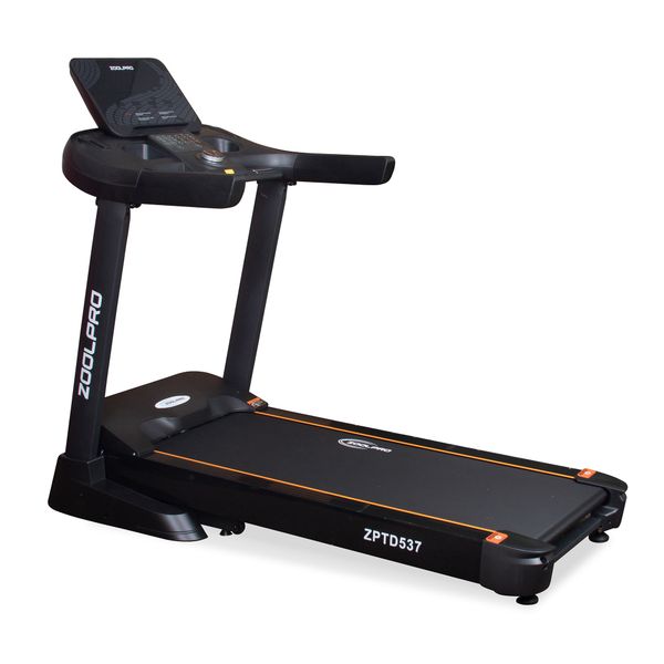 Zoolpro Motorized Exercise Electric Workout Running Treadmill White and Black
