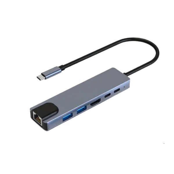 6-in-1 USB-C 3.1 Hub Docking Station with 4K HDMI, 87W PD