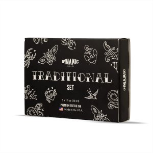 Dynamic Traditional Professional Tattoo Ink Colour Set 1oz 30ml 5 x Bottles