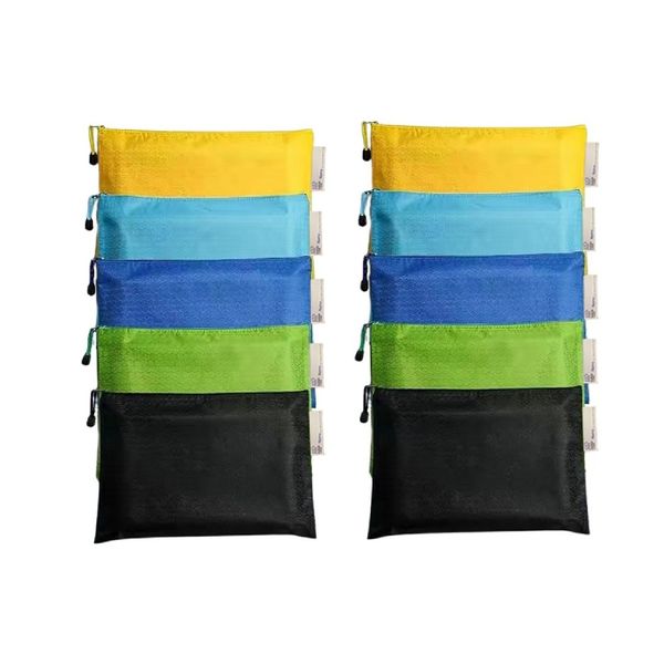 Paper Lion 10pcs A5 Size Waterproof Pencil Cases/Notebook Bags Cool Color