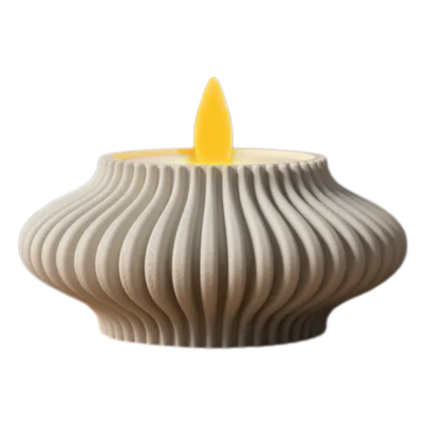 Elegant Flared LED Tealight Candle