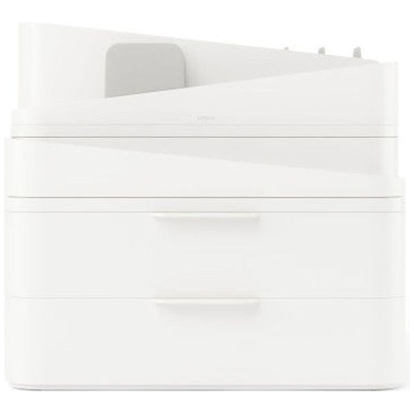 Umbra Glam Large Makeup Organizer with 3 Drawers White/Grey