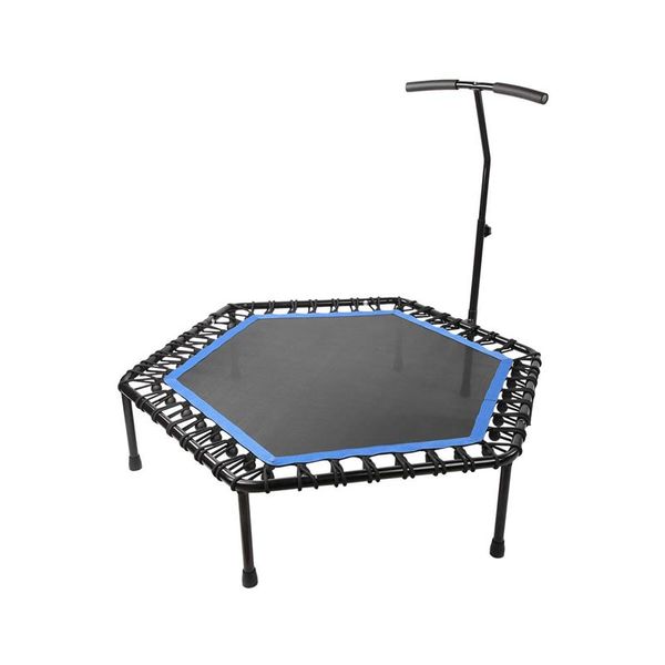 Indoor Adjustable Handle Fitness Trampoline TI-73
