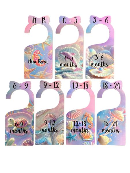 Ocean Life Animals Clothing Clothes dividers organizers baby room nursery