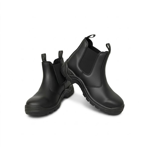Passion Chelsea Leather Safety Boots - Steel Toe Cap &amp; Midsole Work Boots