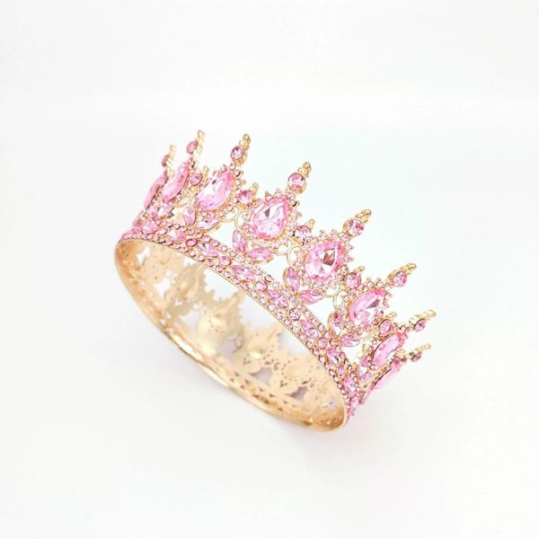 Baroque Bridal Headpiece Drip Diamond Beauty Queen Crown