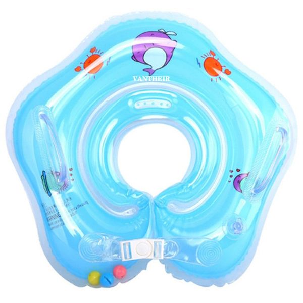 Collar-Type Neck Brace for Babies, PVC, Adjustable Size, 0-18 Months, Blue