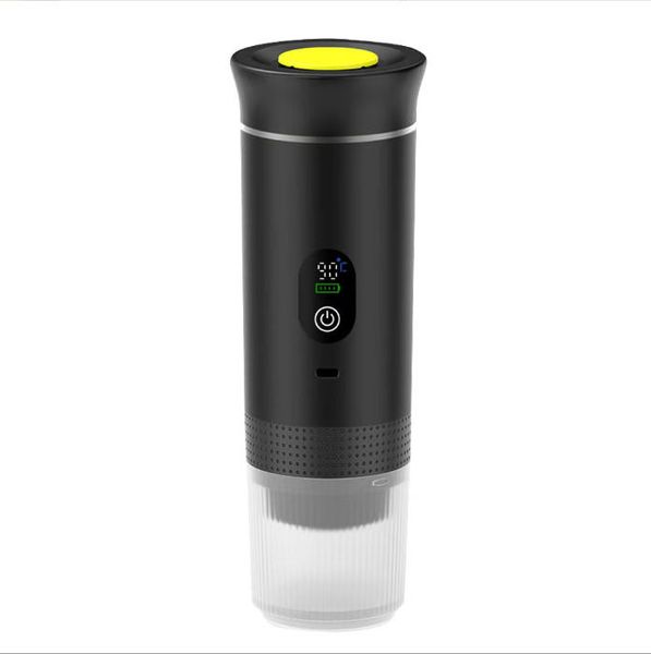 Portable Espresso Capsule Coffee Machine, Wireless for Outdoor &amp; Car