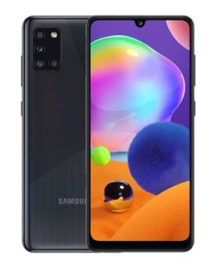 Samsung Galaxy A31 Prism Crush Black with Ultra Battery Pack Power Bank