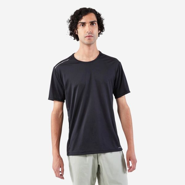 Kiprun Men's Running Breathable T-Shirt Run 500 Dry+ - Black