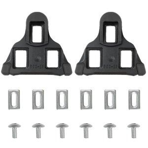 Black Pedal Cleats Professional Cycling Shoes Cleat Set Replacement