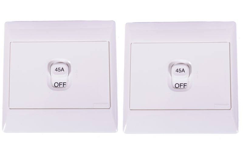 45 Amp Double Pole Isolator - 2 Pack