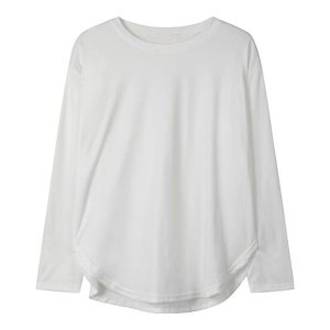 Women's Ice Silk Long-Sleeve Yoga Cover Up - White