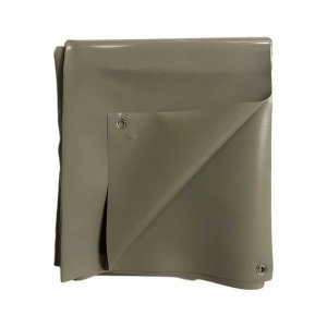 Tarp Cover Waterproof Heavy Duty 3m x 3m with Eyelets Light Grey