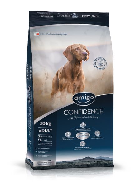 Amigo Pet Food - Confidence - Hypoallergenic - Adult Small Breeds 20Kg
