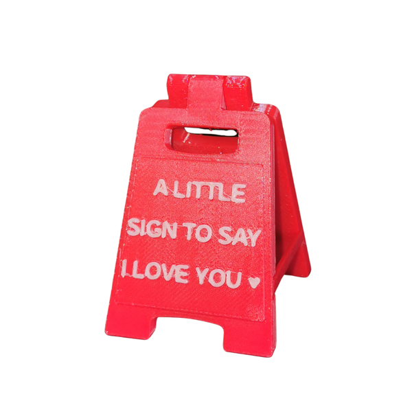 Mini Love Sign Gift Decor A Little Sign To Say I Love You