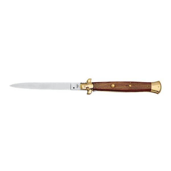 Fox 250/20po Stiletto Automatic Knife Ziricote Wood Handle