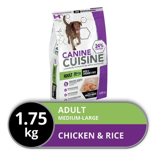 Canine Cuisine - Chicken &amp; Rice - Large - 1.75kg