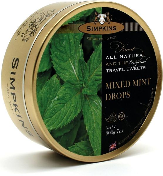 Simpkins Travel Sweets Mixed Mint Tin 200g