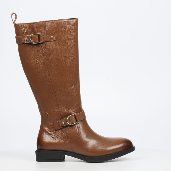 Nicci Tyler Santiago 1 Women Genuine Leather Long Boots - Tan